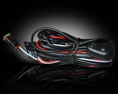 Recon - Recon 264511Y 3" LED Cube Fog Light Wire Harness