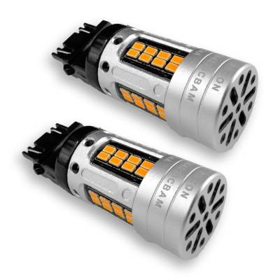 Recon - Recon 264220CBAM 3157 LED Turn Signal Light Bulb Amber Pair