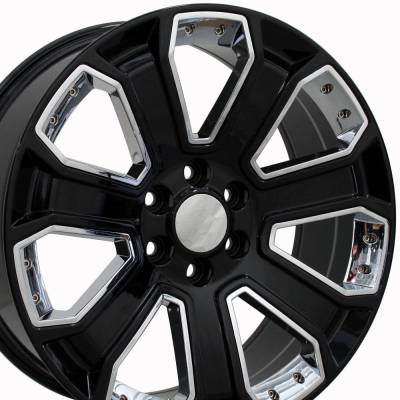 OE Wheels LLC - OE Wheels CV93 20x8.5 6x5.5 31mm Black CV93-20085-6550-31B-ic