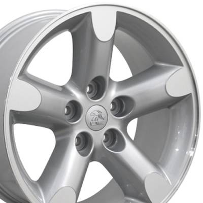 OE Wheels LLC - OE Wheels DG56 20x9 5x5.5 19mm Silver/Machined DG56-20090-5550-19MS