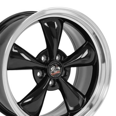 OE Wheels LLC - OE Wheels FR01 18x9 5x4.5 24mm Black/Machined FR01-18090-5450-24BM