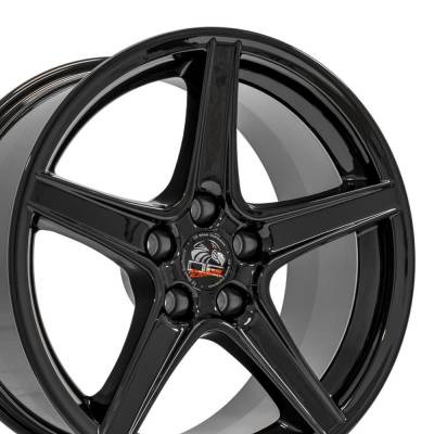 OE Wheels LLC - OE Wheels FR06B 18x9 5x4.5 24mm Black FR06B-18090-5450-24B
