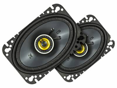 Kicker - Kicker 46CSC464 CSC46 CS Series 4x6" Coaxial Speakers 4 Ohm Pair