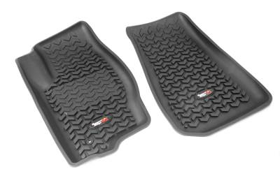 Rugged Ridge - Rugged Ridge 12920.28 Floor Liners Front Black