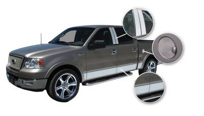 Innovative Creations Inc - ICI RS54-4 Rocker Panel Molding for Universal Universal KIT ROLL STOCK