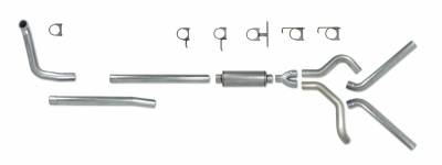 Diamond Eye Performance - Diamond Eye K4320A Kit 4" Turbo-back Dual Aluminized 1999-2003.5 Ford 7.3L