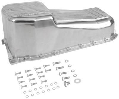Spectre - Spectre Performance 4989 Oil Pan Finned Aluminum Stock 4 Quart Capacity