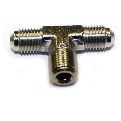 Nitrous Express - Nitrous Express 16131 3AN MALE x 1/8 NPT STRAIGHT T FITTING