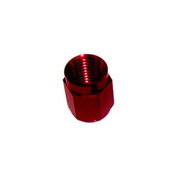 Nitrous Express - Nitrous Express 16164 4AN B-Nut Fitting Red