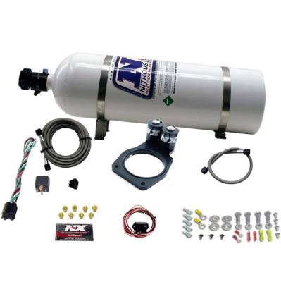 Nitrous Express - Nitrous Express 20931-15 Nx Nitrous Oxide System Kit 5th Gen Camaro TB Plate