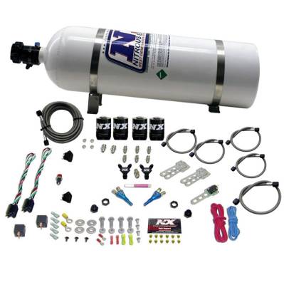 Nitrous Express - Nitrous Express 20927-15 Nx Nitrous Oxide System Sport Compact EFI Dual Stage
