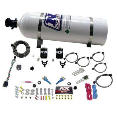Nitrous Express - Nitrous Express 20325-15 Nx Nitrous Oxide System Kit EFI Dual Nozzle for Viper