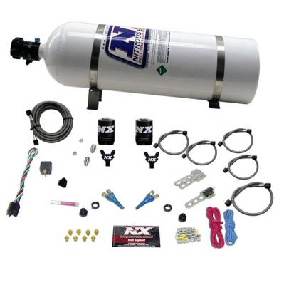 Nitrous Express - Nitrous Express 20315-15 Nx Nitrous Oxide System Kit EFI Race Dual Nozzle