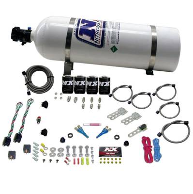 Nitrous Express - Nitrous Express 20224-15 Nx Nitrous Oxide System Kit GM EFI Dual Stage