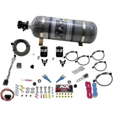 Nitrous Express - Nitrous Express 20716-12 Nx Nitrous Oxide System Kit for Dual Nozzle