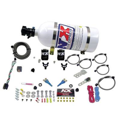 Nitrous Express - Nitrous Express 20325-10 Nx Nitrous Oxide System Kit EFI Dual Nozzle for Viper