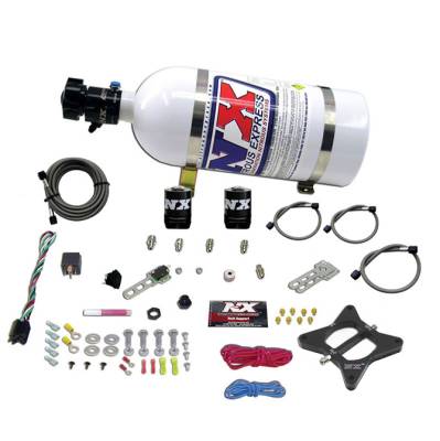 Nitrous Express - Nitrous Express 20946-10 Nx Nitrous Oxide System Kit Ford 4.6L 2V TB Plate