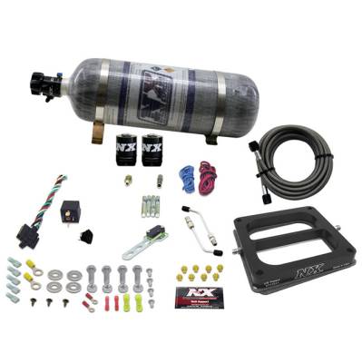 Nitrous Express - Nitrous Express 30075-12 Nx Nitrous Oxide System Kit Dominator ALCOHOL