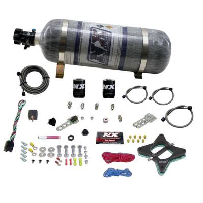 Nitrous Express - Nitrous Express 20946-12 Nx Nitrous Oxide System Kit Ford 4.6L 2V TB Plate