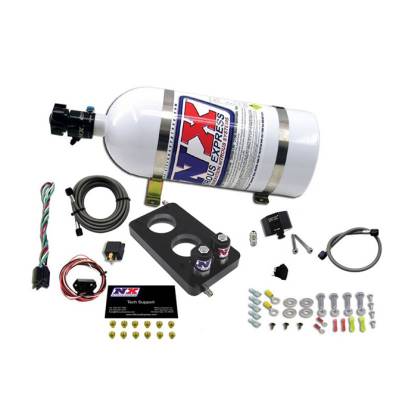 Nitrous Express - Nitrous Express 20947-10 Nx Nitrous Oxide System Kit Ford 4.6L 3V TB Plate