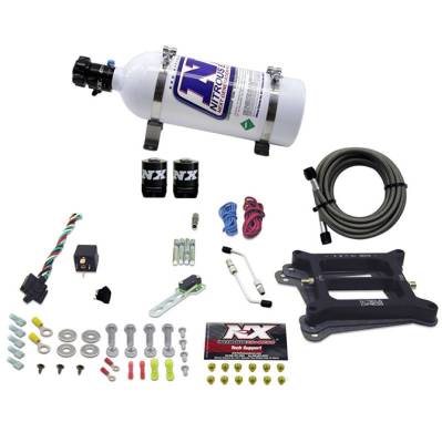 Nitrous Express - Nitrous Express 30045-05 Nx Nitrous Oxide System Kit 4150 4-BBL/ALCOHOL