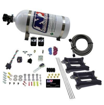 Nitrous Express - Nitrous Express 30240-10 Nx Nitrous Oxide System Kit Dual 4150 GAS