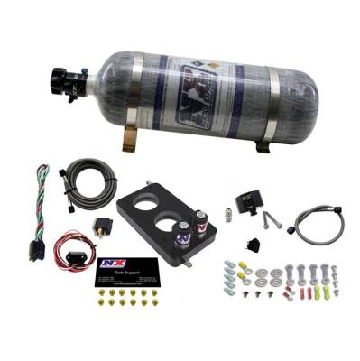Nitrous Express - Nitrous Express 20947-12 Nx Nitrous Oxide System Kit Ford 4.6L 3V TB Plate
