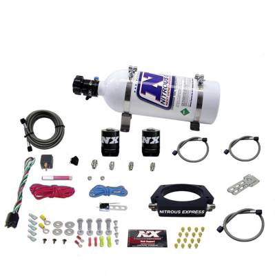 Nitrous Express - Nitrous Express 20934-05 Nx Nitrous Oxide System Kit GM LS 90mm TB Plate