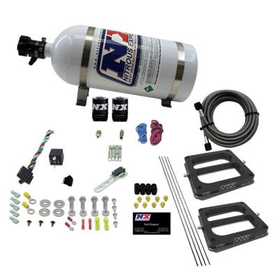 Nitrous Express - Nitrous Express 30270-10 Nx Nitrous Oxide System Kit Dual Dominator GAS