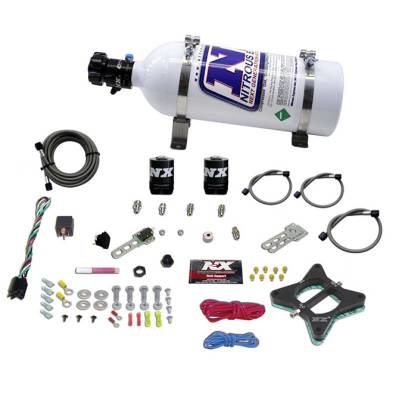 Nitrous Express - Nitrous Express 20946-05 Nx Nitrous Oxide System Kit Ford 4.6L 2V TB Plate