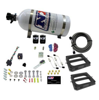 Nitrous Express - Nitrous Express 50270-10 Nx Nitrous Oxide System Kit Dual Dominator GAS