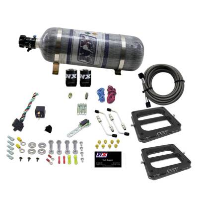 Nitrous Express - Nitrous Express 50270-12 Nx Nitrous Oxide System Kit Dual Dominator GAS