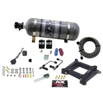 Nitrous Express - Nitrous Express 60040-12 Nx Nitrous Oxide System Kit 4150 Gemini Stage-6 GAS