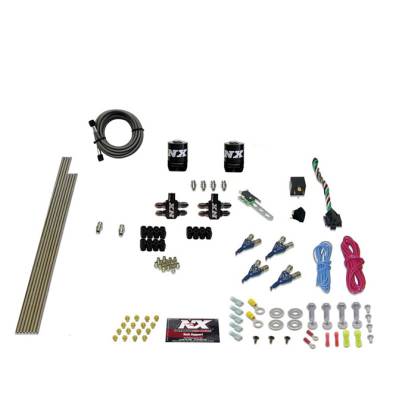 Nitrous Express - Nitrous Express 80004-00 Nx Nitrous Oxide System Kit 4 Cylinder GAS