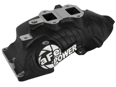 aFe Power - aFe Power BladeRunner Aluminum High-Flow Intake Manifold-Black 46-10071-1