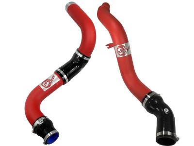 aFe Power - aFe 46-20174-R BladeRunner Hot/Cold Side Intercooler Charge Pipe Kit Red
