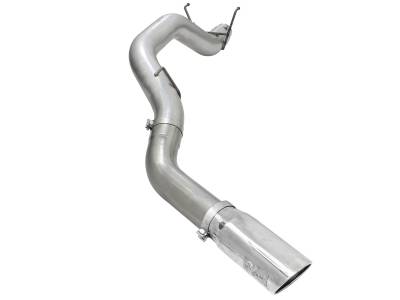 aFe Power - aFe Power Large Bore-HD 5" Filter-Back Stainless Steel Exhaust Kit 49-42039-P