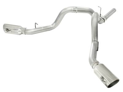 aFe Power - aFe Power Atlas 4" Filter-Back Aluminized Steel Exhaust Kit 49-04043-P