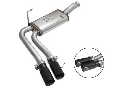 aFe Power - aFe Power Rebel 3" Cat-Back Stainless Steel Exhaust Kit 49-44070-B