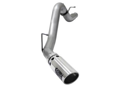 aFe Power - aFe Power Large Bore-HD 3.5" Filter-Back Stainless Exhaust Kit 49-44064-P
