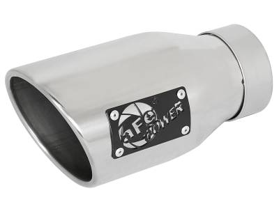 aFe Power - aFe Power 3" IN/4.5" OUT Bolt-On Polished Stainless Exhaust Tip 49T30452-P09