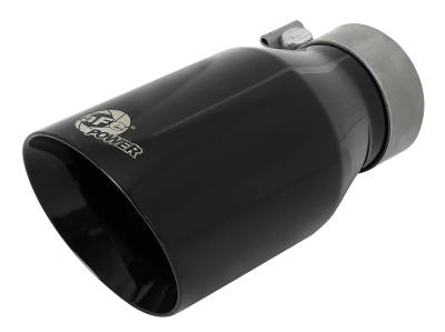 aFe Power - aFe Power 3" IN/4.5" OUT Bolt-On Matte Black SS Exhaust Tip 49T30454-B092