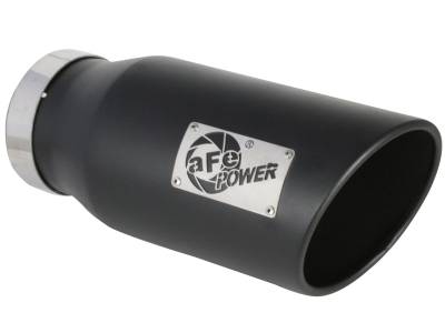 aFe Power - aFe 49T50701-B15 5" IN/7" OUT Bolt-On Matte Black Stainless Exhaust Tip