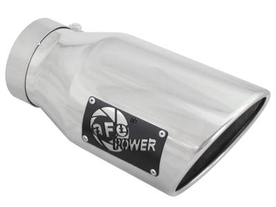aFe Power - aFe Power 4" IN/6" OUT Bolt-On Polished Stainless Exhaust Tip 49T40601-P12
