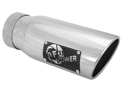 aFe Power - aFe Power 3.5" IN/4.5" OUT Bolt-On Polished Stainless Exhaust Tip 49T35451-P12