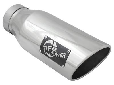 aFe Power - aFe Power 4" IN/6" OUT Bolt-On Polished Stainless Exhaust Tip 49T40601-P15