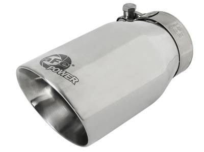 aFe Power - aFe Power 2.5" IN/3.5" OUT Bolt-On Polished Stainless Exhaust Tip 49T25354-P07