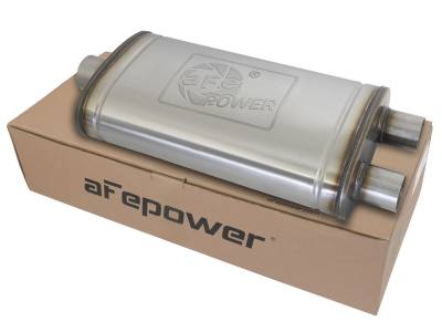 aFe Power - aFe Power MACH Force-XP 3" Center/Dual Stainless Steel Muffler 49M00014