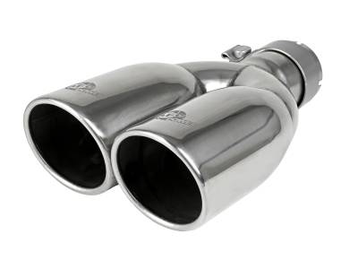 aFe Power - aFe Power 2.5" IN/3.5" OUT Bolt-On Polished Stainless Exhaust Tip 49T25374-P12