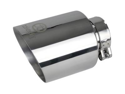aFe Power - aFe Power 2.5" IN/4.5" OUT Bolt-On Polished Stainless Exhaust Tip 49T25454-P07